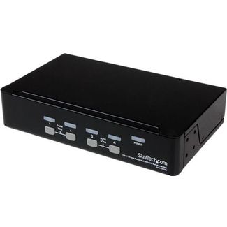 StarTech SV431DUSBU 4 Port 1U Rackmount USB KVM Switch