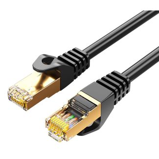 8Ware CAT7-R-5BLK CAT7 Cable 5m Black RJ45 Ethernet Network LAN UTP Patch Cord Snagless