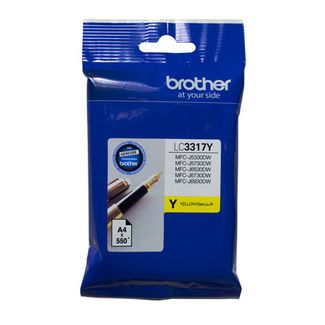 Brother LC-3317Y LC-3317 YELLOW INK 550 PAGES