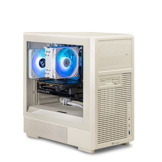 Thermaltake CA-4R2-00SQWA-01 Retro AIR Gaming Desktop PC Ryzen5 7500F 16GB 1TB RTX 5060 Wi-Fi W11H