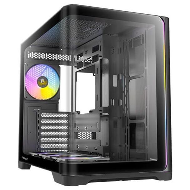 Antec C5 CURVE ARGB Tempered Glass Mid-Tower ATX Case Black