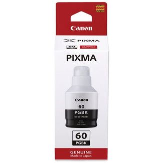 Canon GI60PGBK GI60 Black Ink Bottle For Canon Pixma MegaTank G6060 and G6065 printers.