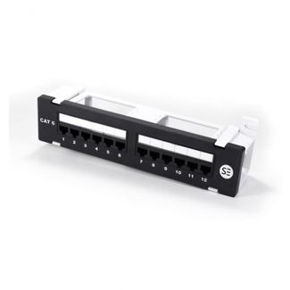 Serveredge PPSMC612 12 Port CAT6 Surface Mount Patch Panel - UTP
