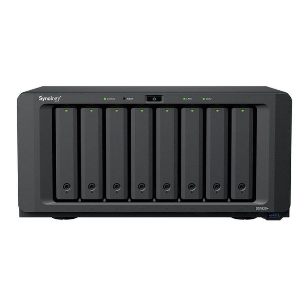 Synology DiskStation DS1825+ 8-Bay 3.5" Diskless Tower NAS with Ryzen Quad Core 8GB RAM