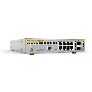 Allied Telesis AT-x230-10GP-40 L2+ Switch with 8 x 10/100/1000T PoE ports and 2 x 100/1000X SFP ports AU Power Cord
