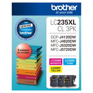 Brother LC235XLCL3PK Color Value Pack