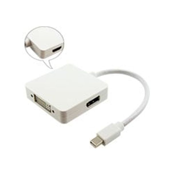 Comsol MD-DDH-AD 20cm Mini DisplayPort Male to HDMI/DVI/DisplayPort Adapter