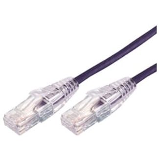 Comsol UTP-1.5-C6A-UT-PUR 1.5m RJ45 Cat 6A Ultra Thin Patch Cable - Purple