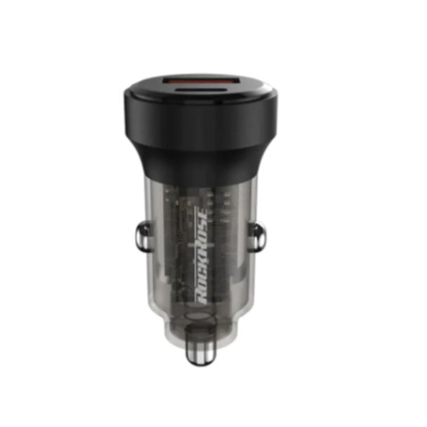 RockRose RRCC13 Ranger PQ Pro 30W PD & QC 3.0 Compatible Dual Port Car Charger