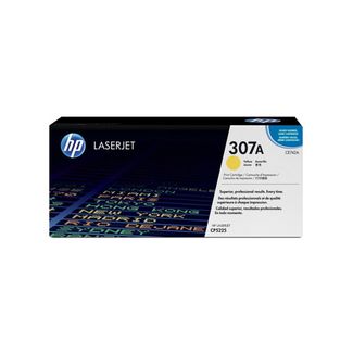 HP CE742A 307A Yellow Original LaserJet Toner Cartridge