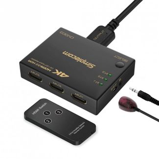 Simplecom CM303 Ultra HD 3 Way HDMI Switch 3 in 1 out Spliter 4k @ 60hz