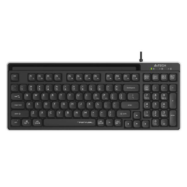 A4tech ERAKA727 FX70 Fstyler Low Profile Scissor Switch Keyboard USB Black