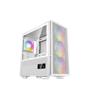 Deepcool R-CH560-WHAPE4D-G-1 CH560 Digital White Tempered Glass E-ATX Case