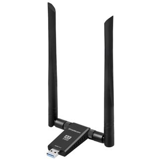 Simplecom NW811v3 AX5400 Tri-Band WiFi 6E USB Adapter with 2x 5dBi High Gain Antennas