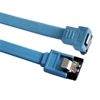 SATA III 90degree Down Angle Cable 26AWG 50cm - Blue - 9249 - FC-5083