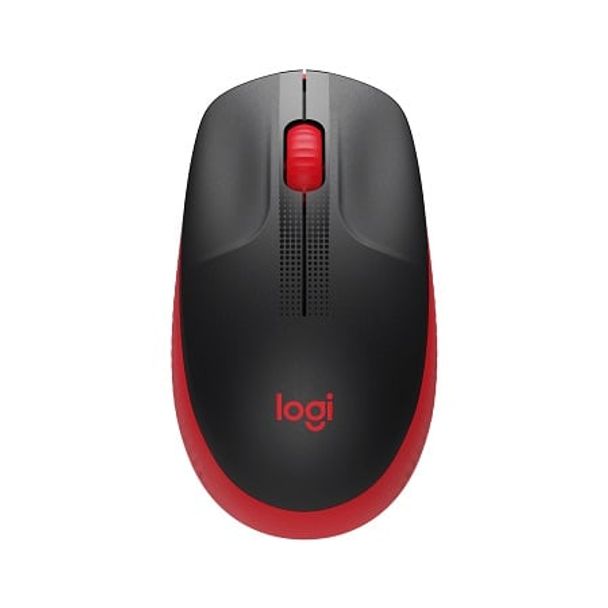 Logitech 910-005915 M190 Wireless Mouse Plug And Play 2.4Ghz Nano Receiver - Red