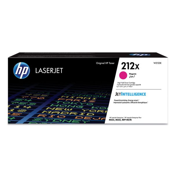 HP W2123X 212X High Yield Magenta Original LaserJet Toner Cartridge