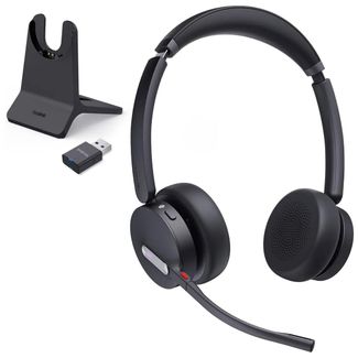 Yealink WH64-H-D-CH WH64 Hybrid Dual Teams DECT Wireless Headset with Charging Stand