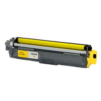Compatible Brother TN255 Yellow Toner Cartridge - 2,200 Pages