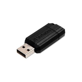 Verbatim 49065 64GB Store n Go Pinstripe USB Flash Drive Black