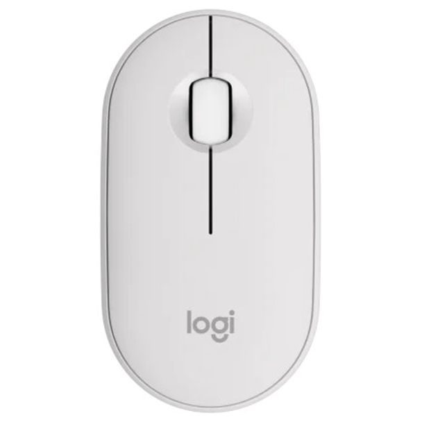 Logitech 910-006986 Pebble 2 M350S Wireless Mouse Tonal White
