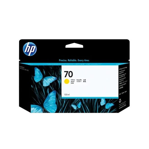 HP C9454A 70 130ml Yellow Ink Cartridge