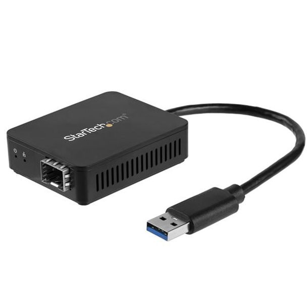 StarTech US1GA30SFP USB 3.0 to Fiber Optic Converter - Open SFP - 1000BASE-SX/LX