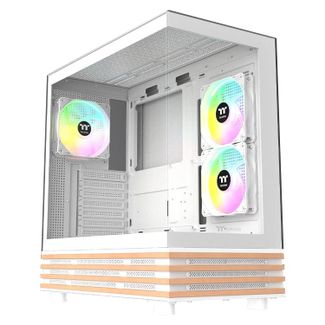 Thermaltake CA-1Y7-00M6WN-WS View 270 Plus WS ARGB Mid Tower E-ATX Case Snow Wood Edition
