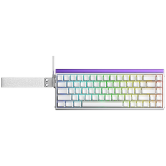 AULA HERO68-WC-K HERO 68 Wired Magnetic Switch 8K Returns RGB Keyboard White contour Keycaps