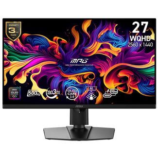 MSI MPG 271QR QD-OLED X50 26.5" WQHD 500Hz AdaptiveSync HDR Black500 QD-OLED Gaming Monitor