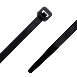 Alogic NC248BLK Nylon Cable Tie Black (UV Rated) 200mm X 4.8mm - (Bag of 100)