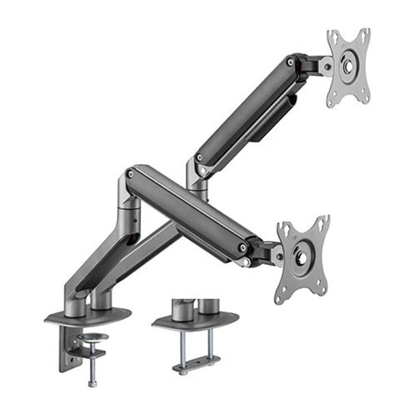 Brateck LDT63-C024-B Dual Monitor Economical Monitor Stand Space Grey