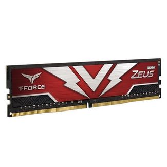 Team TTZD432G2666HC19DC01 T-FORCE Zeus Series 32GB(2x16GB) DIMM DDR4 2666MHz 1.20V, Red Heat spreader