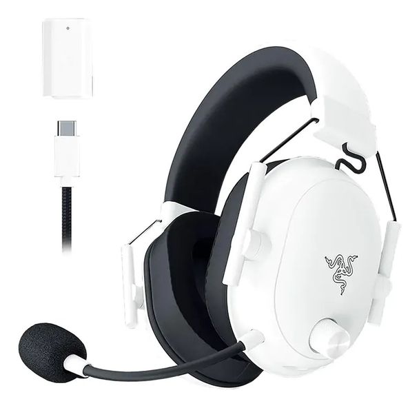 Razer RZ04-04960200 BlackShark V2 HyperSpeed-Wireless Ultra-Lightweight Gaming Headset White Edition