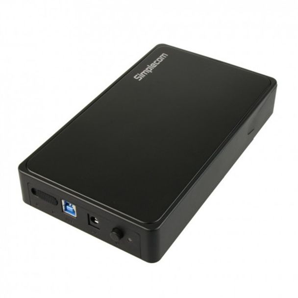 Simplecom SE325-BK Tool Free 3.5" SATA HDD to USB 3.0 Hard Drive
