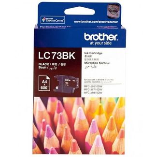 Brother LC73BK BLACK HIGH YIELD INK Cartridge UP TO 600 PAGES
