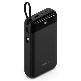 Cygnett CY4566PBCHE ChargeUp Maxx 40K mAh Power Bank with Integrated USB-C Cable Black
