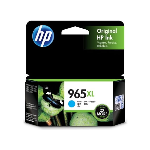 HP 3JA81AA 965XL Genuine Cyan High Yield Inkjet Cartridge