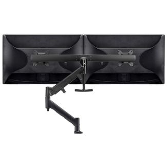 Atdec AWMS-RHXB-H-B AWM Dynamic Crossbar Dual Monitor Arm Fits Up to 2x 27' Monitors