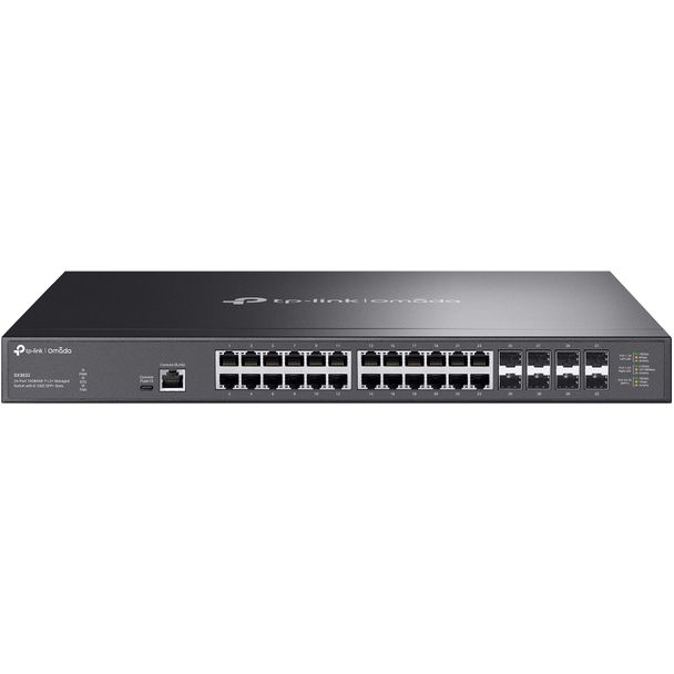 TP-Link SX3832 Omada 24-Port 10GBASE-T L2+ Managed Switch with 8 10GE SFP+ Slots