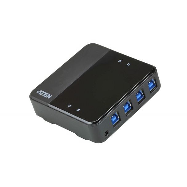 Aten US3344-AT 4 Port USB 3.1 Gen 1 Peripheral Switch with USB-C cable