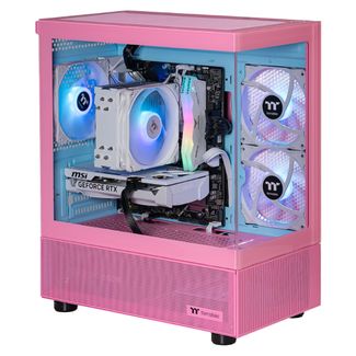 Thermaltake CA-4Q1-00SAWA-00 Horizon Elite Gaming Desktop PC i5-14400F 32GB 1TB RTX5060 W11H Bubble Pink