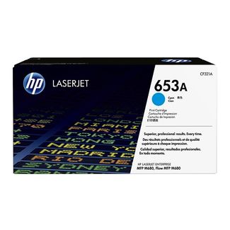 HP CF321A 653A CYAN LASERJET TONER CARTRIDGE