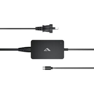 ALOGIC DCF1X65BK-ANZ Rapid Power 65W Inline GaN Charger USB-C Fixed Cable Black