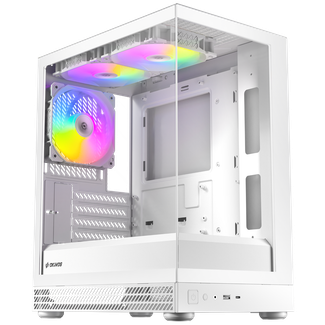 Okinos AQUA UNO POLAR Tempered Glass Mini Tower mATX Case