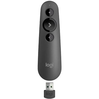 Logitech 910-006521 R500S Wireless Laser Presentation Remote, Plug & Play Wireless Dongle, 20M Range