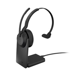 Jabra 25599-889-989 Evolve2 55 UC Mono Bluetooth Headset with USB-C + Charging Stand