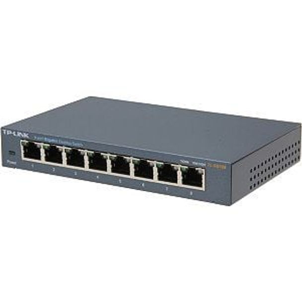 TP-Link TL-SG108 10/100/1000Mbps 8-Port Gigabit Desktop Switch - TL-SG108