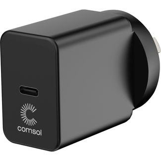 Comsol WCC201BK USB-C Wall Charger 20W Black