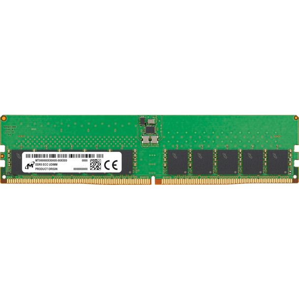 Micron MTC20C2085S1EC48BR 32GB (1x32GB) DDR5 4800MHz ECC UDIMM 2Rx8 CL40 Server Memory
